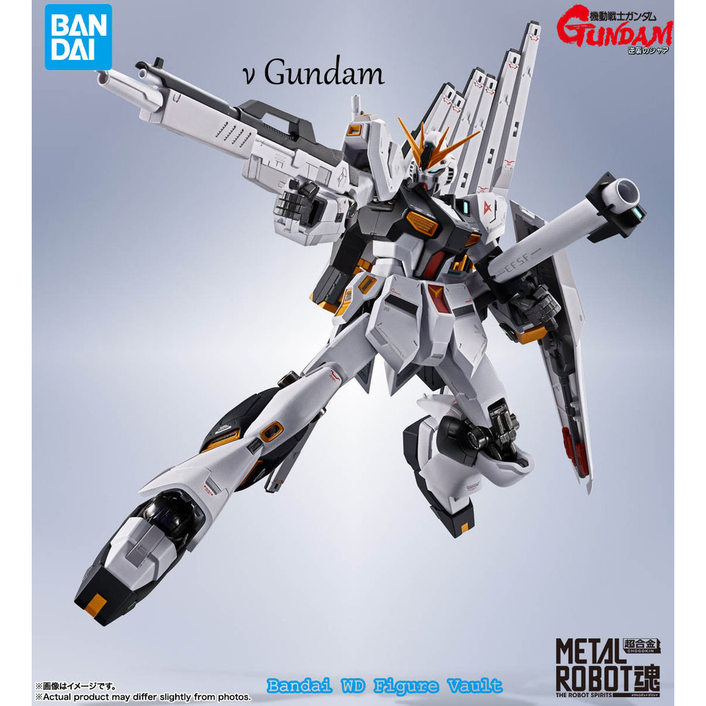 In stock Bandai METAL ROBOT SPIRITS SIDE MS RX-93 Nu Gundam Mobile Suit Gundam Char's Counterattack