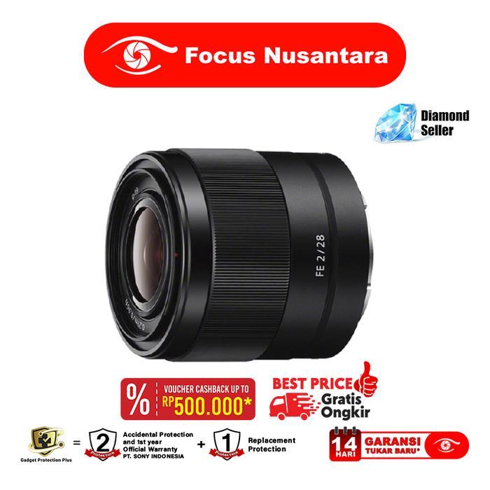 SONY FE 28mm f/2 Lensa Kamera 28 mm f2 GARANSI RESMI