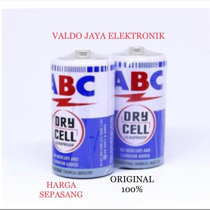 Baterai Abc Biru Besar R20S Battery D R 20 S