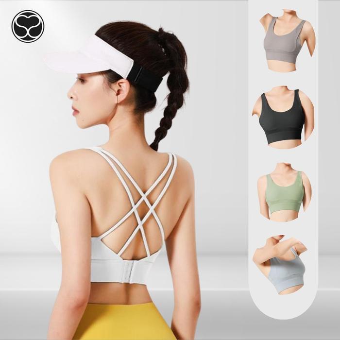 SecondShape - Sonia Sport Bra Wanita Olahraga Yoga Gym Fitness