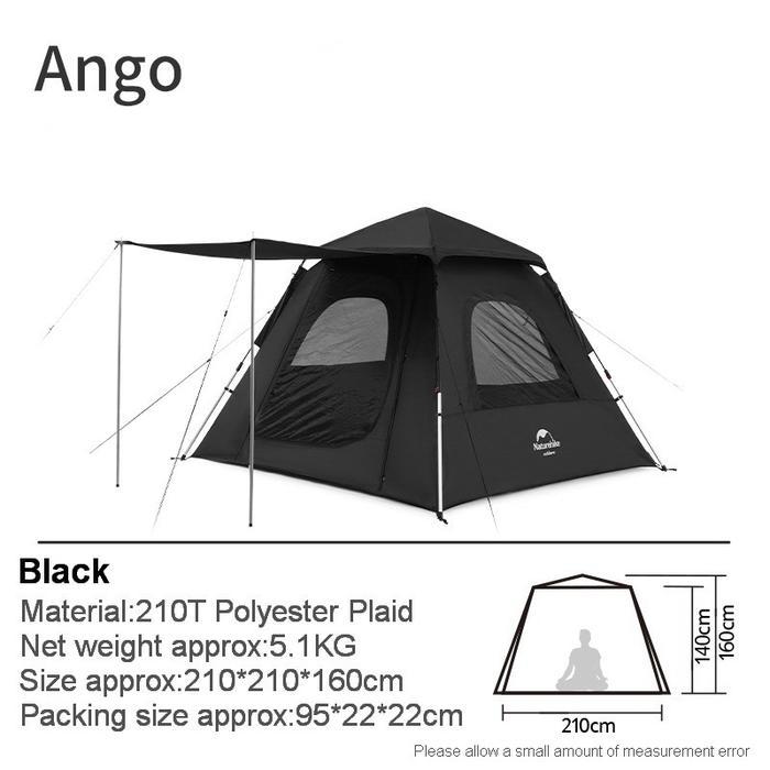 TENDA AUTOMATIC ANGO 3 NATUREHIKE NH21ZP010 - Black New