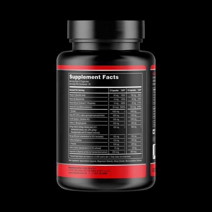 Gorilla Mind Nootropic Formula