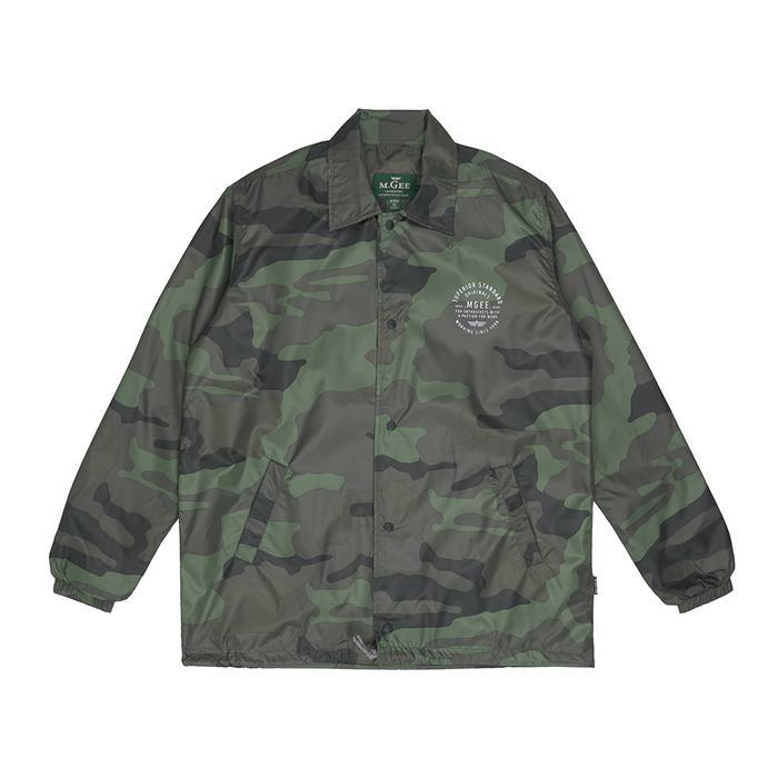 MGee Jaket Coach Motif Camo Pria Jacket Casual Hay