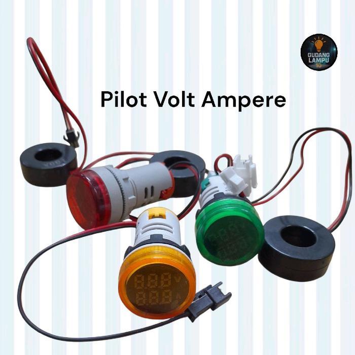 LAMPU PANEL PILOT VOLT AMPERE DIGITAL PANEL LIGHT
