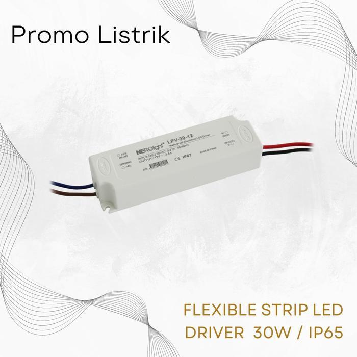 NEROLIGHT FLEXIBLE STRIP LED DRIVER 30W - IP65