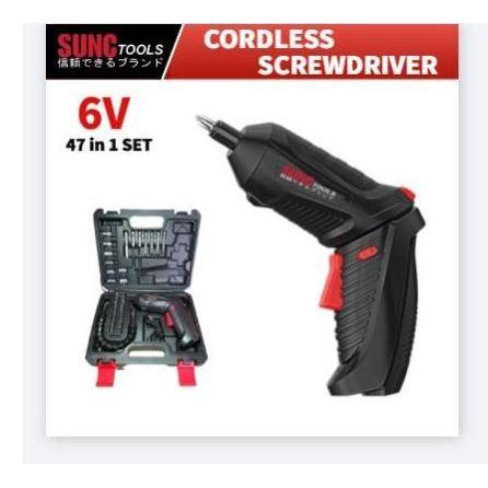 Jld Cordless Screw Driver 4.2 V Terbaru