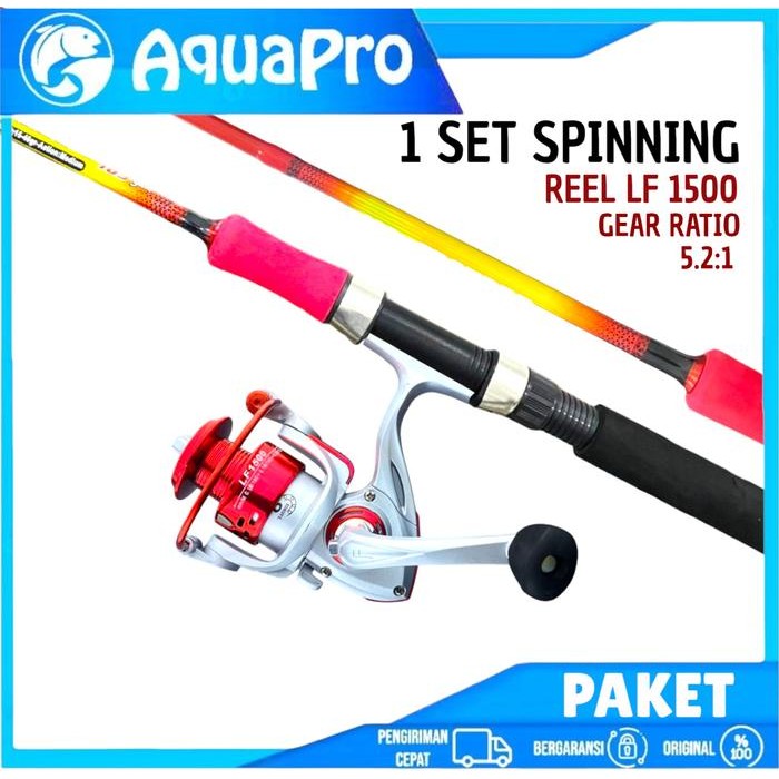 Maguro Fishiing - Hot 1 Set Joran Pancing Set 1.5M-1.8M Sambungan 2 Bagian Pada Joran Pancing