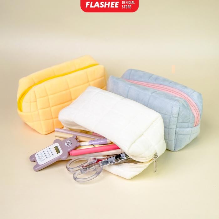 

Kotak Pensil Motif Bulu Lucu Tempat Pensil Stationery Sekolah Flashee Muji Style Muat Banyak