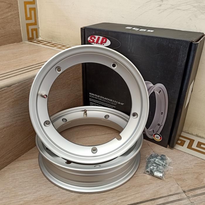 velg tubeless sip vespa pts sprint px series ring 10 original silver