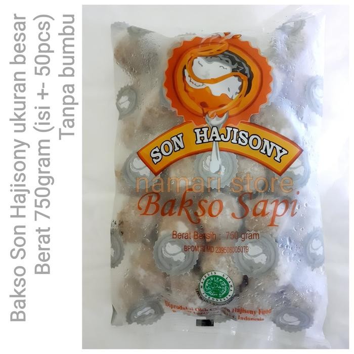 

Pilihan- Bakso Son H. Sony Asli Lampung (Tanpa Bumbu Kuah)