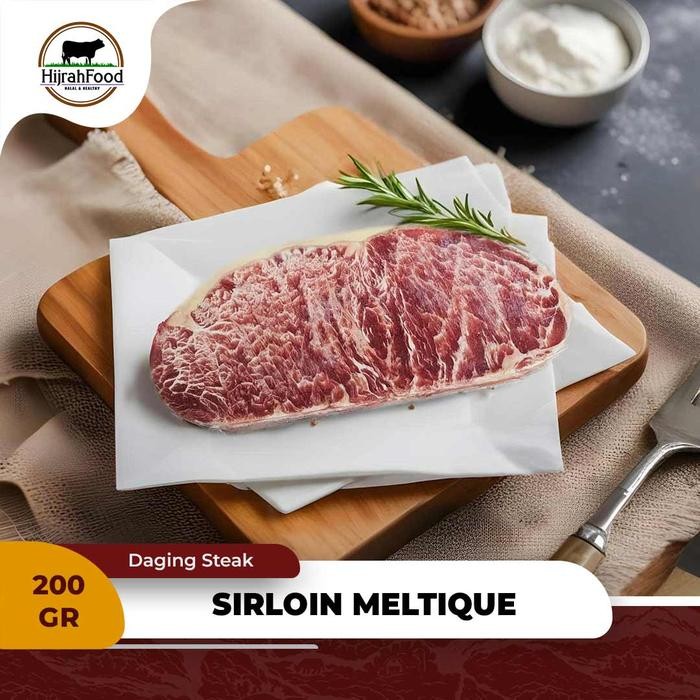 

Pilihan- Sirloin Wagyu Meltique Beef Steak Aus Sirloin Steak - 200 Gr