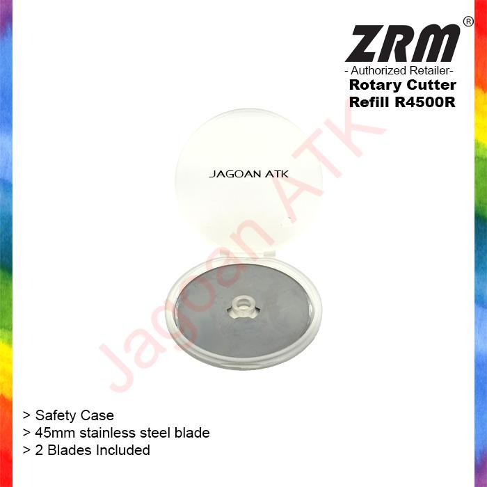

Pilihan- Zrm Rb-45 Rotary Cutter Blade Refill / Isi Cutter Rotary 45Mm