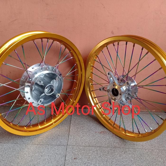 Sepaket Velg Rossi 160 - 185 Ring 17 Tromol Jari2 Cbr150R New Cb150R