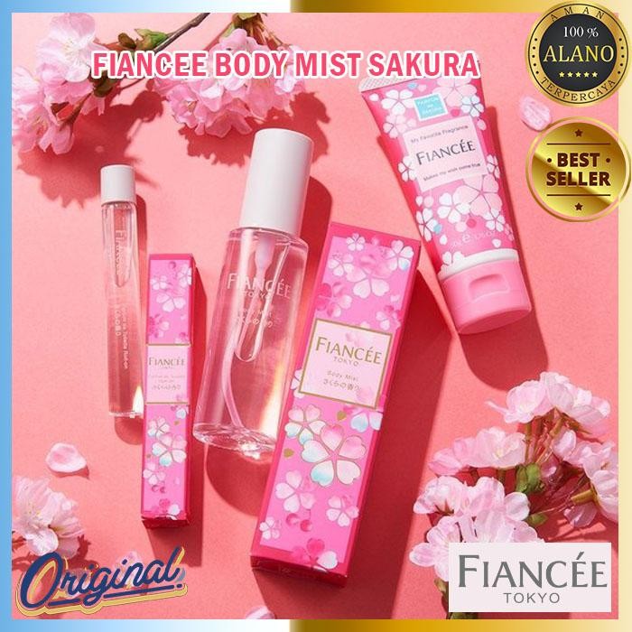 GRATIS ONGKIR Fiancee Body Mist Sakura Scent Limited Original Japan Parfum SH820