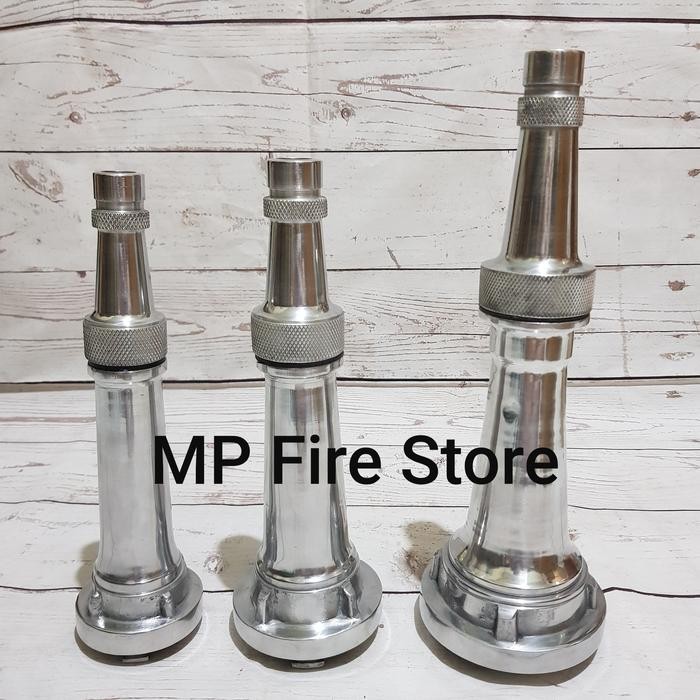 SHORT JET NOZZLE NUZZLE PEMADAM PENDEK ALUMINIUM 2.5 INCH STORZ