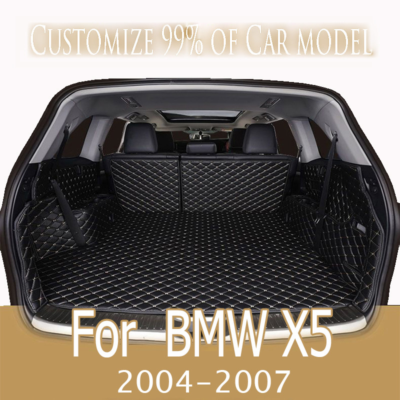 Car trunk mat for BMW X5 E53 Five seats 2004 2005 2006 2007 Cargo