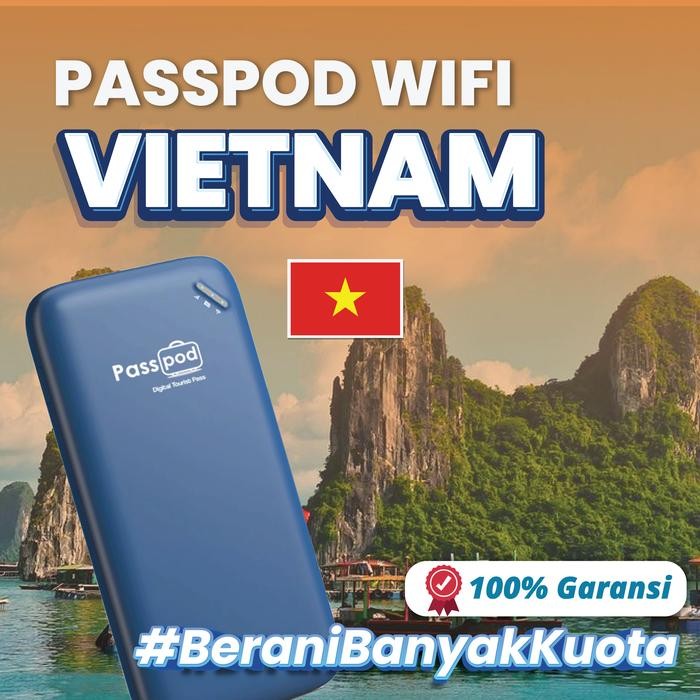 Pilihan- Passpod Data Travel Modem Wifi Vietnam Unlimited