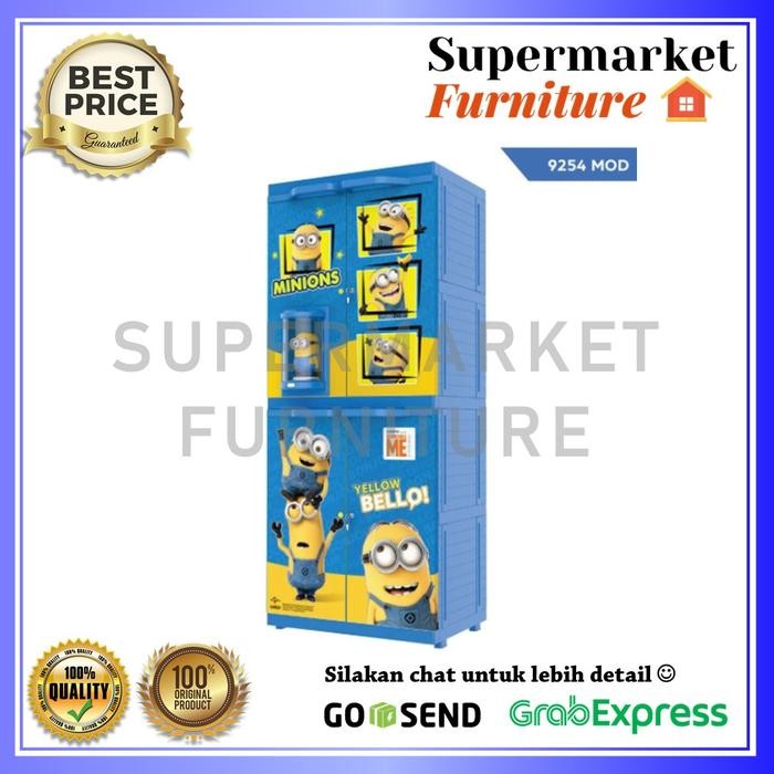 LEMARI PLASTIK NAIBA BONEKA DOLL MINION / NAIBA DOLL TERBARU MINION BO