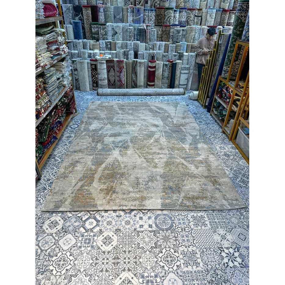 Karpet Lantai Jumbo Minimalis Vintage Abstrak Modern Design Turki Indore