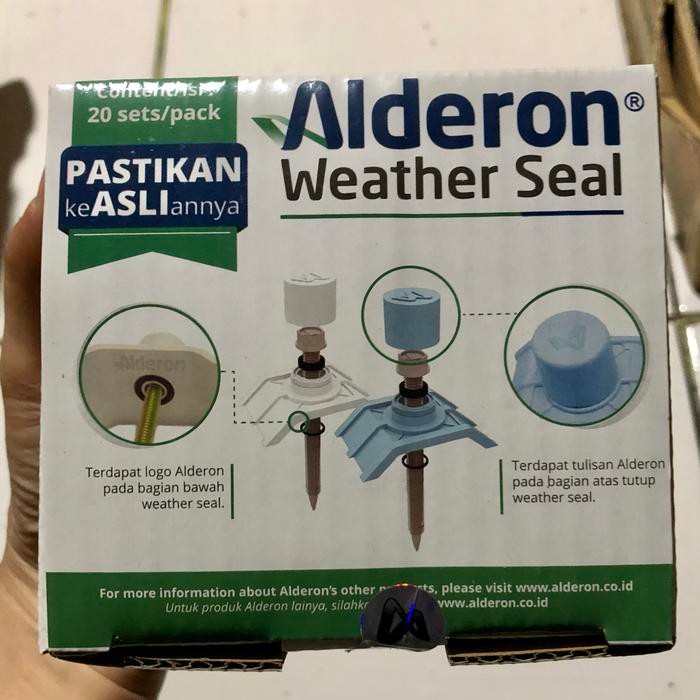New Baut Alderon 830 Weather Seal - Ukuran 7 cm lengkap dengan tutupan