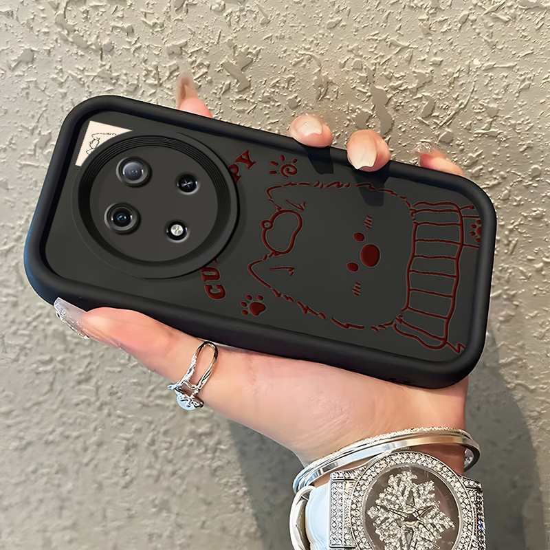 Casing Hp Untuk Untuk Itel Rs 4 P55 5G P65 A70 A80 S23 Case Anak anjing Softcase Silikon Kesing Rasa