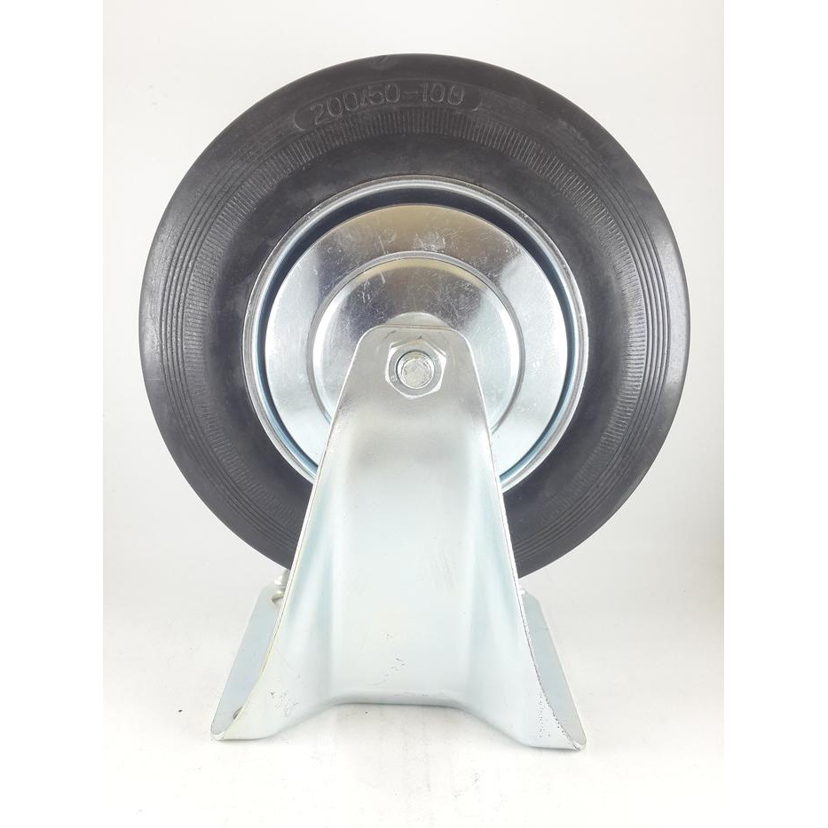 Roda Troli 8 Inchi 1Set(4Mati) Roda Karet/Etalase/Gerobak/Trolley 8Inchi