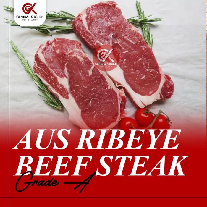 

Pilihan- Ribeye Cuberoll Daging Sapi Aus Beef Steak Gradea Ekonomis 100Gr Impor