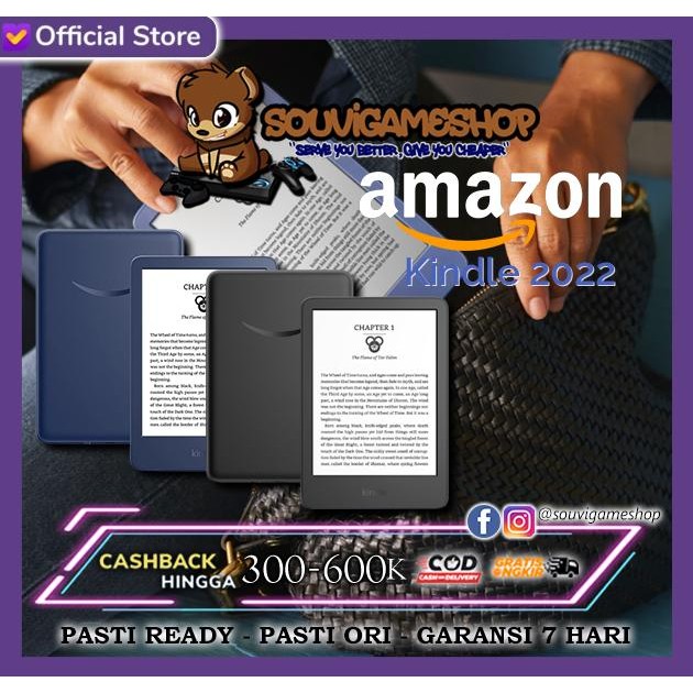 Pilihan- Amazon Kindle 2022 (11Th Gen) Lightest & Most Compact 6" 300Ppi 16Gb
