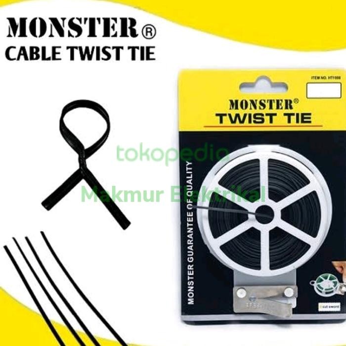 

Magic Twist Tie Kawat Pengikat Kabel Twist Tie Magic Twister 100M