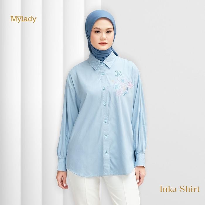 Pilihan- Mylady Hijab Inka Shirt Kemeja Cantik Mylady Terbaru