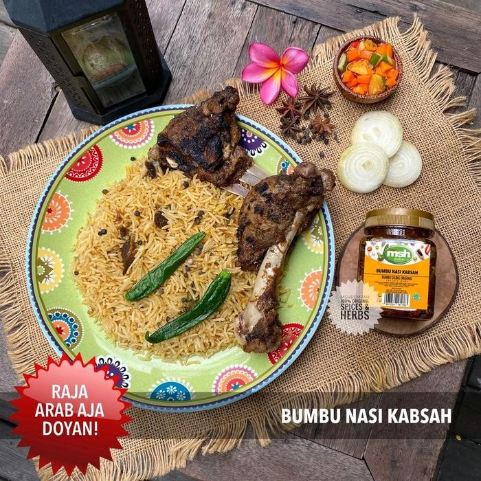 

Stok Baru MSH Bumbu Nasi Kabsah 200gr