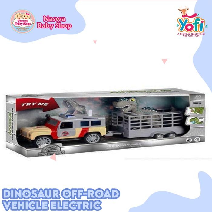 Yofi Toys Dinosaur Off-Road Vehicle Electric Mainan Anak