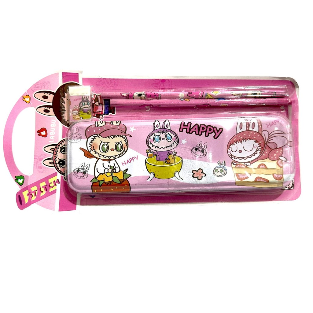 

GB Study Set Alat Tulis Set 9901 Labubu 4 In 1