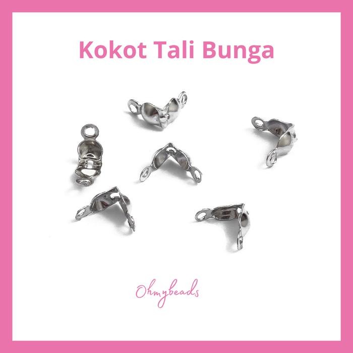 

New Kokot Tali Bunga / Kokot Tali Senar Kodokan 2 Lubang Konektor / 3 gram (45pcs)