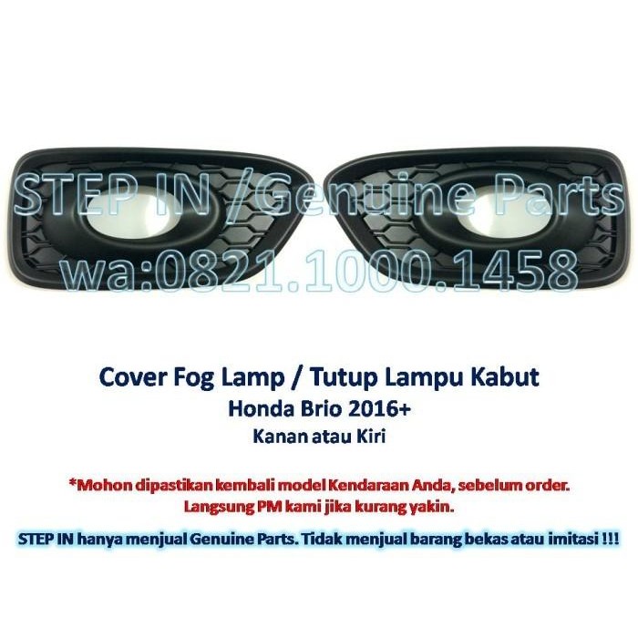 Ready Cover Fog Lamp Foglamp Lampu Kabut Honda BRIO 2019 2020 2021 ORI BARU