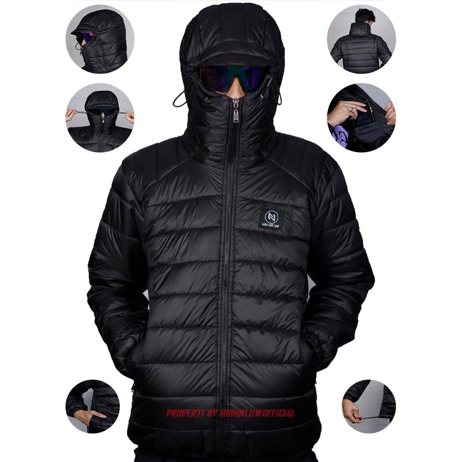 SIAPKIRIM HIGH AND LOW - Jaket Pendaki Gunung Jaket Gocore Jaket Gelembung Jacket Musim Dingin Jaket