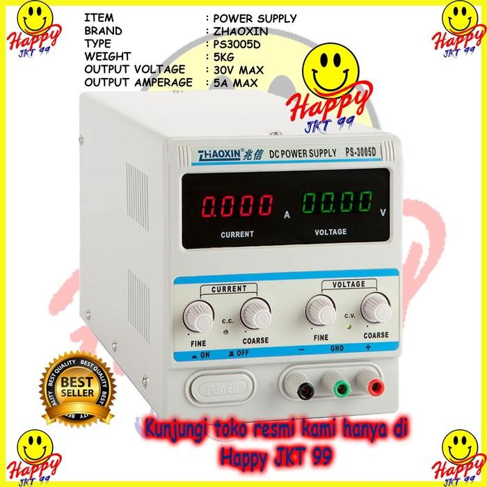 Spesial Power Supply 30V 5A Zhaoxin Ps 3005D Original Terlariss 