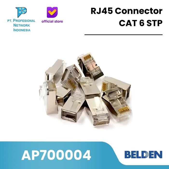 Belden Rj45 Connector Cat6 Stp / Cat.6 Stp Metal ( Ap700004 )