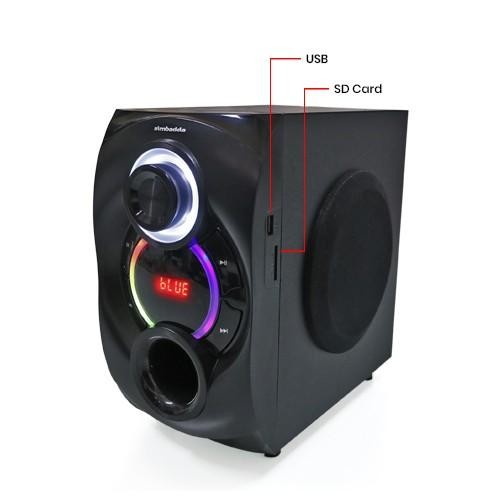 Salon Aktif Simbadda Speaker Bluetooth USB Radio Karaoke Original