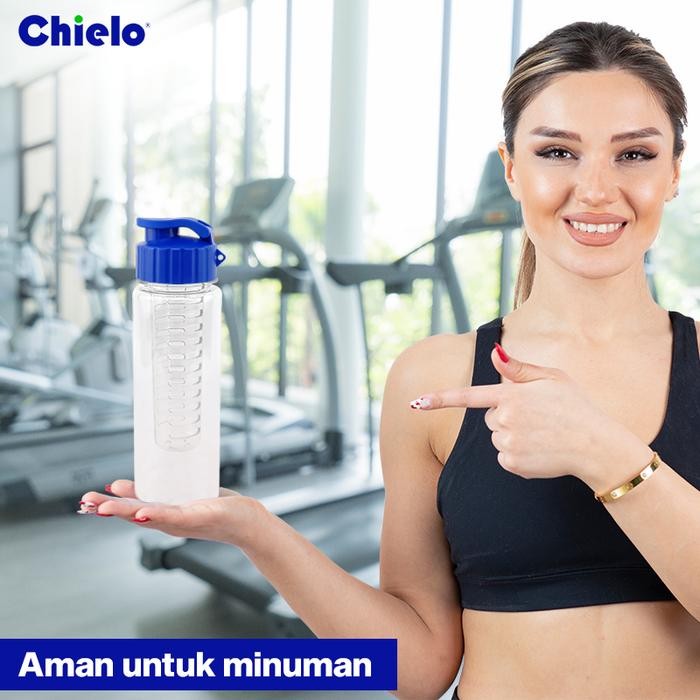 Chielo Botol Minum Premium Plastik 500 ML Miami Infuser Water Bottle BPA Free CHI-MIAMI Varian Warna