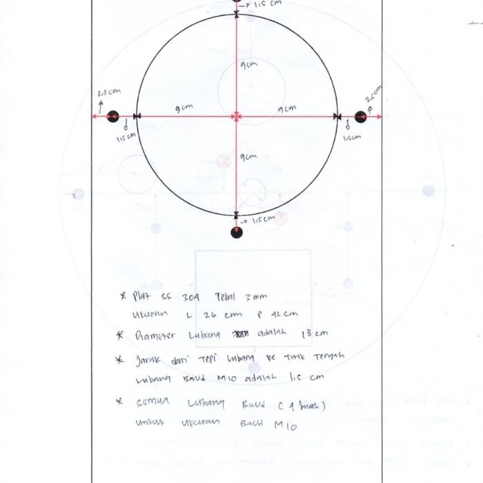 plat ss 304 tebal 3mm custem sesuai ukuran