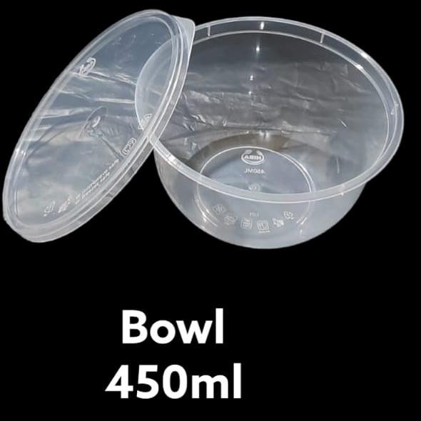 thinwall 450 ml bowl 25 pcs / thinwall bulat 450 ml