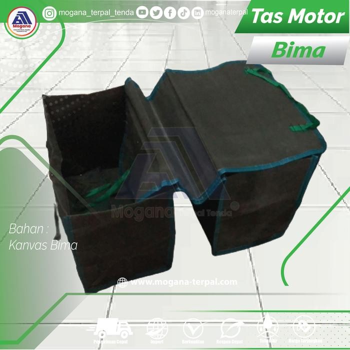 Tas Motor / Saddle Bag Bahan Kanvas Bima Tebal Dan Kuat