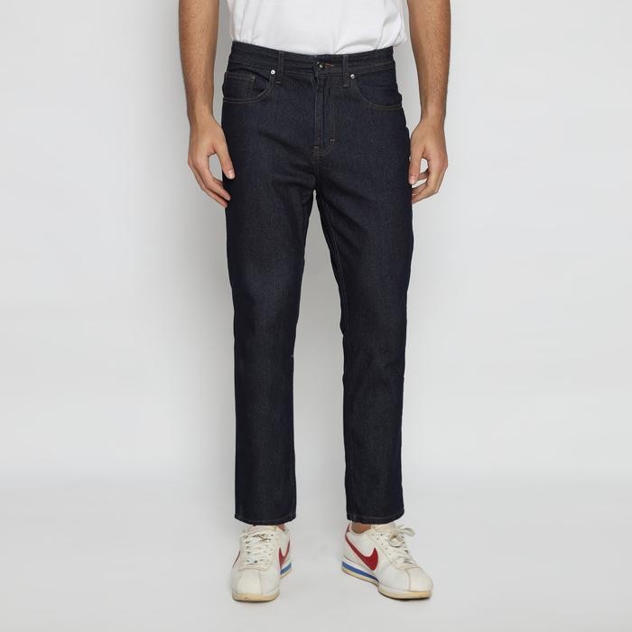 LARUSSO - Celana Panjang Jeans Denim Pria - Dark Blue New