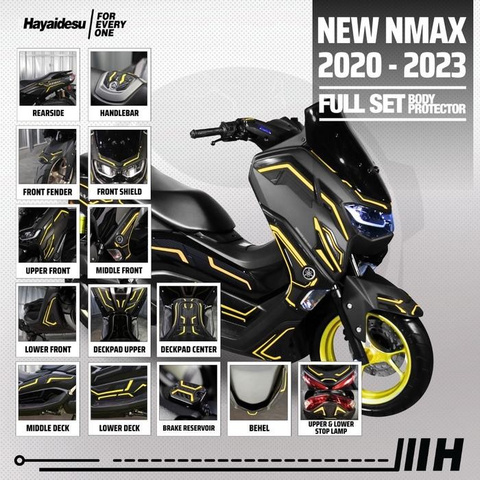 Hayaidesu All New Nmax 2020 Full Set Body Protector Variasi
