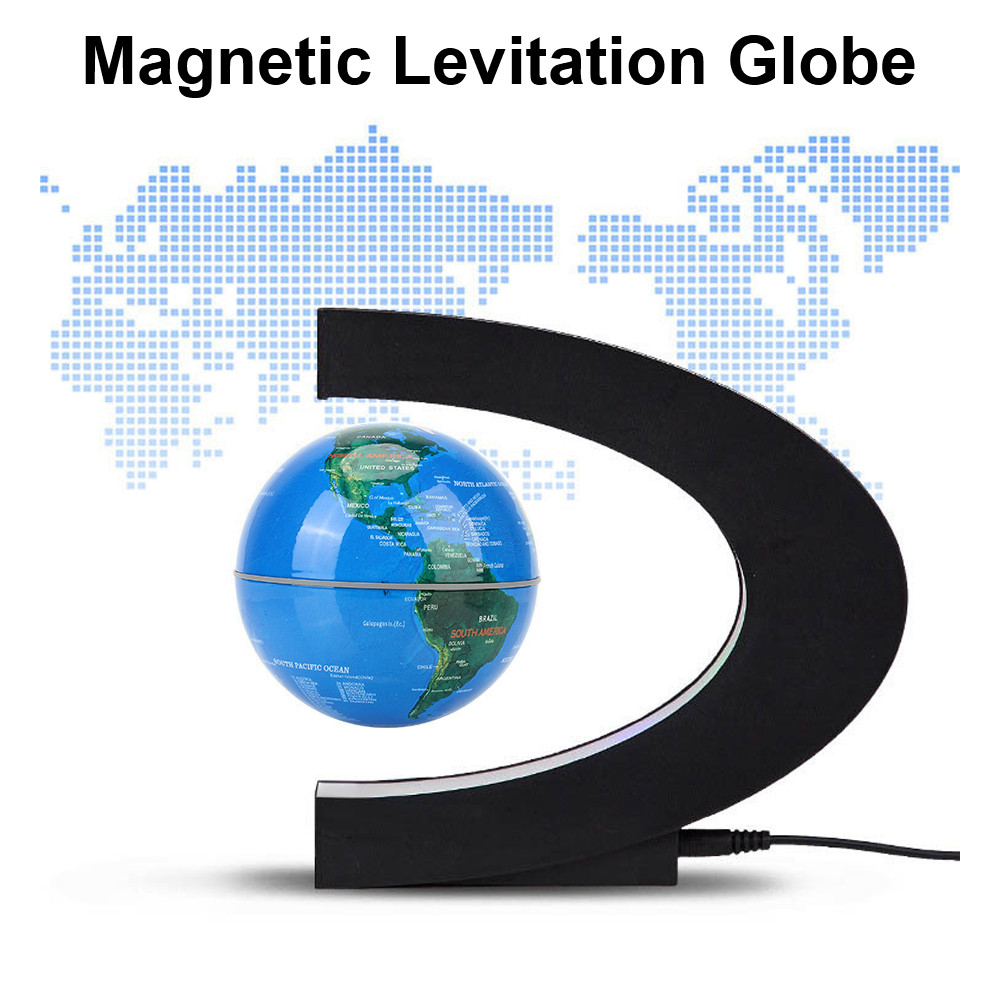 Toy For Kids Magnetic Levitation Globe Floating Birthday Gifts Electronic Antigravity Lamp LED World