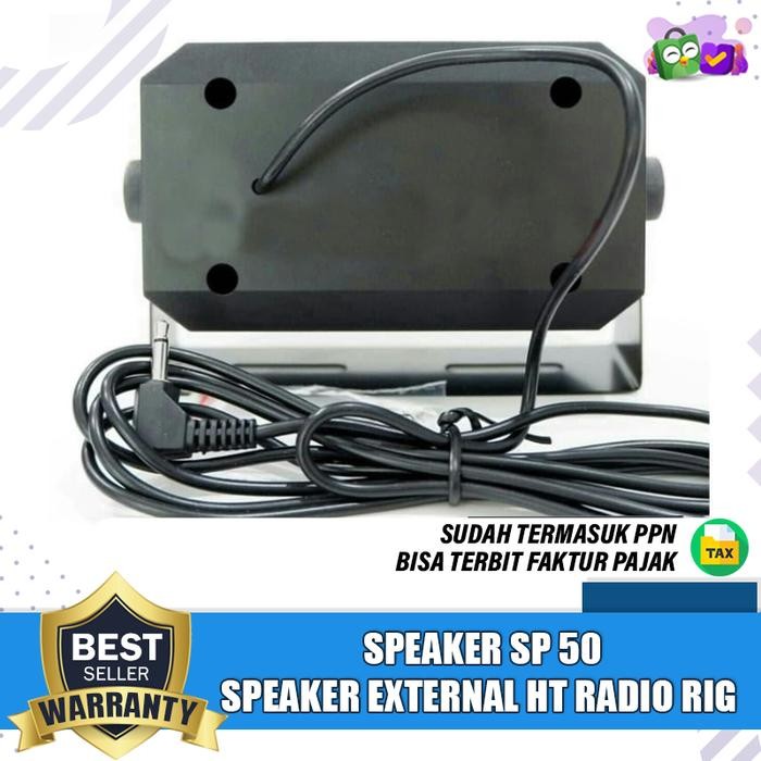 SPEAKER SP 50 SP50 SP-50 EXTERNAL SPEAKER FOR HT RIG KENWOOD YAESU ALINCO
