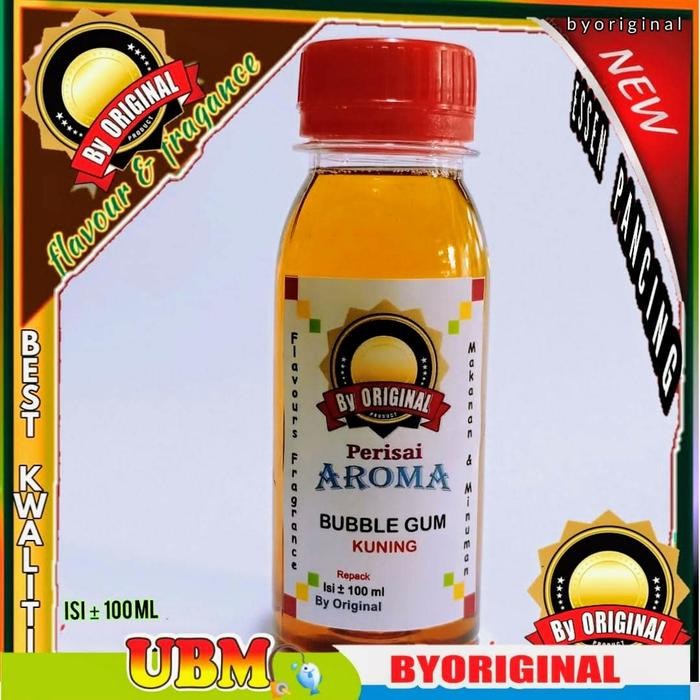 STOK TERBATAS  ESSEN BIANG BABBLE GUM . ESSENCE FLAVOUR . ESSEN BUBBLEGUM . BUBBLE GUM KUNING