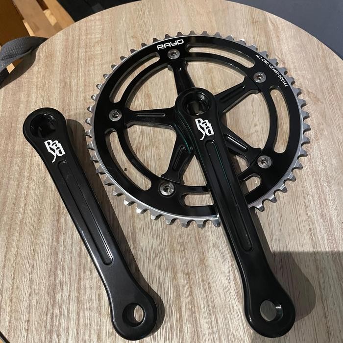 CRANK RAYD BCD144 47T 48T 165MM TRACK FIXIE