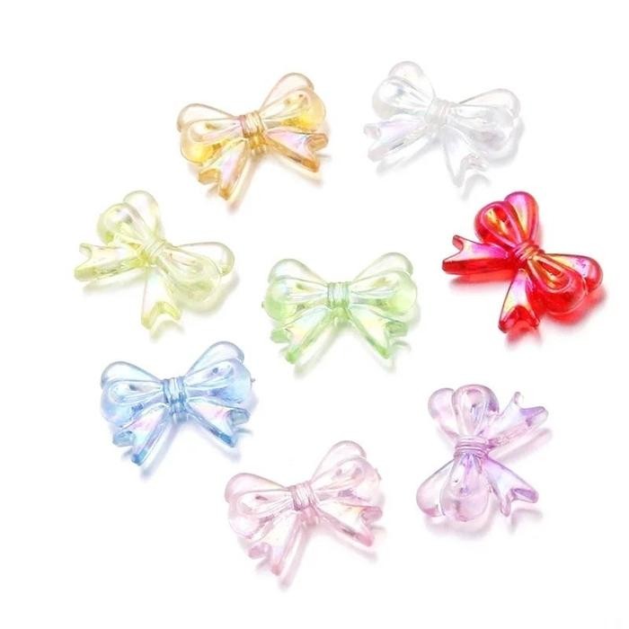 >>>>>] MANIK-MANIK TRANSPARAN BENTUK PITA WARNA AB